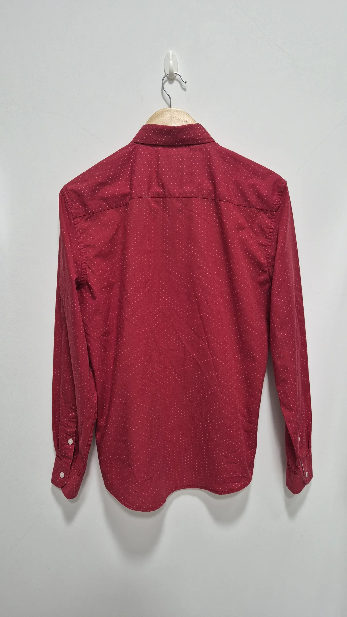 Camisa Masculina Manga Longa Vermelha